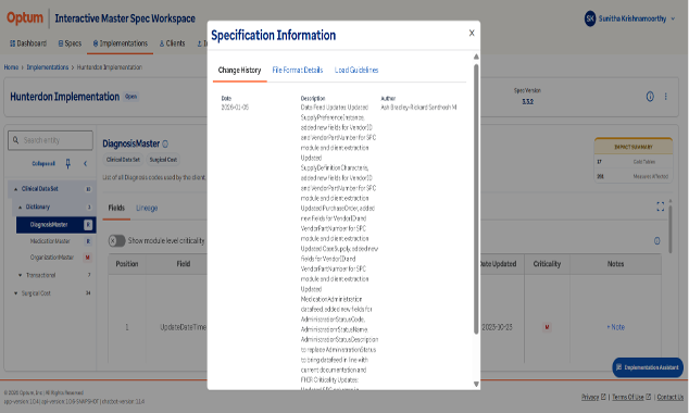 Implementation meta information 1