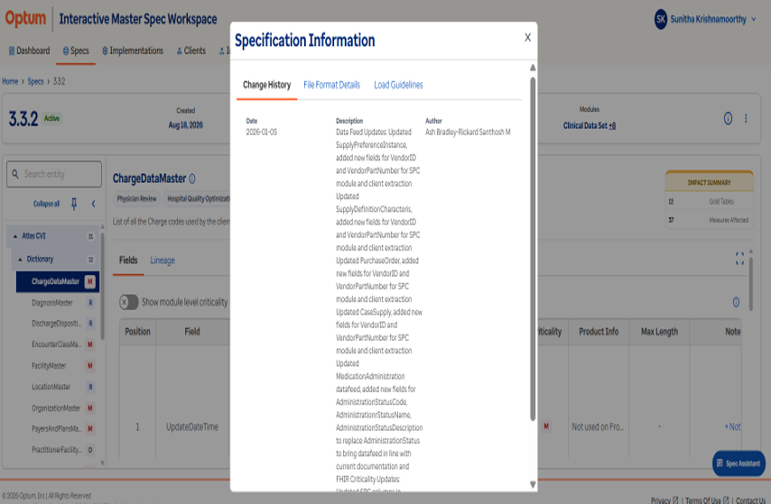Specification meta information 1